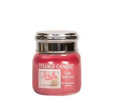 Village Candle Cherry Vanilla Swirl Small Jar