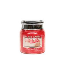 Village Candle Cherry Vanilla Swirl Mini Jar