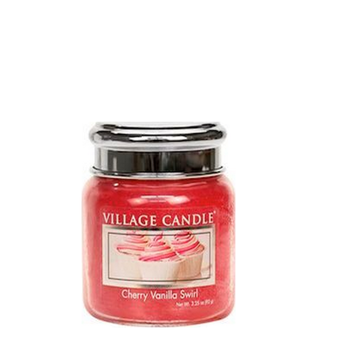 Village Candle Village Candle Cherry Vanilla Swirl Mini Jar
