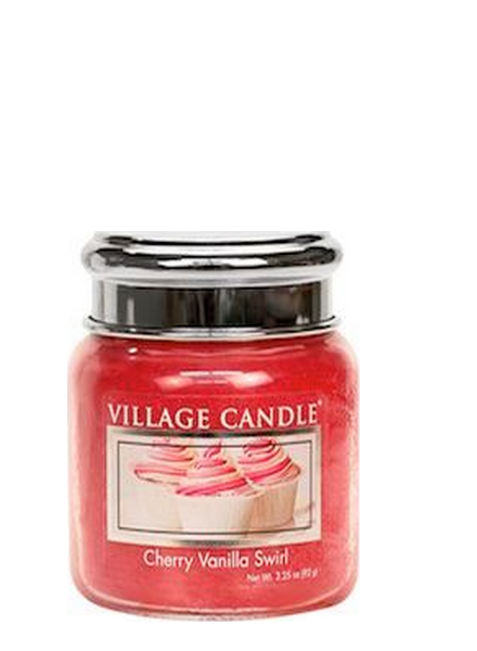 Village Candle Village Candle Cherry Vanilla Swirl Mini Jar
