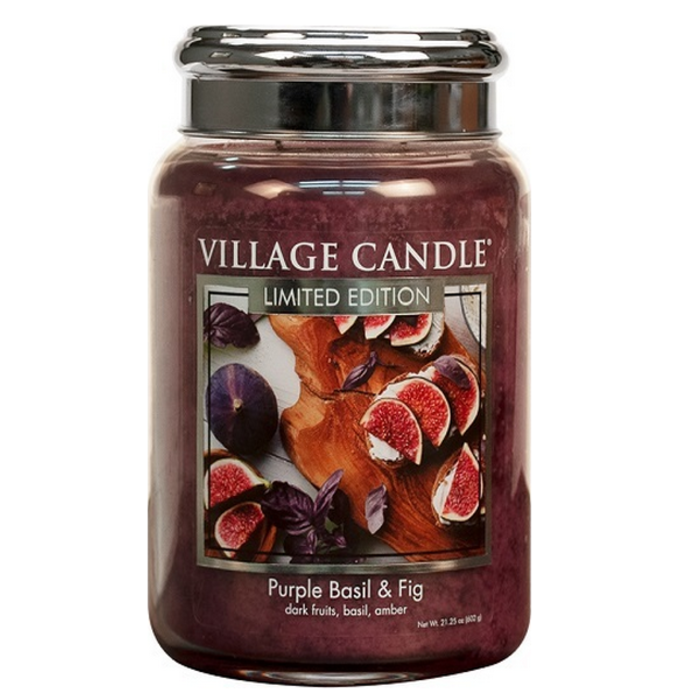 Village Candle Village Candle Purple Basil & Fig Large Jar