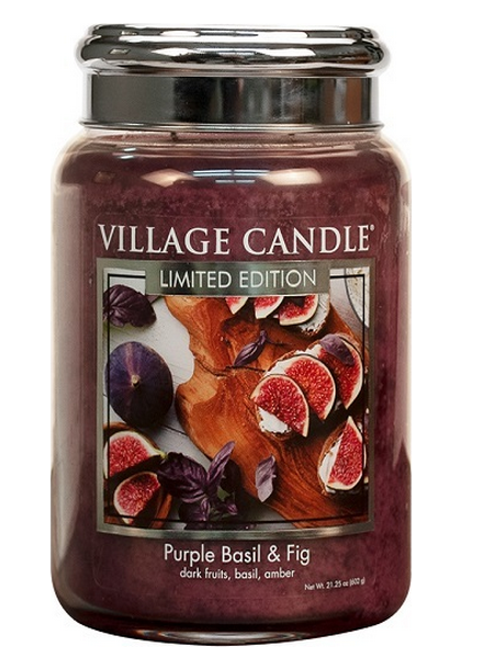 Village Candle Village Candle Purple Basil & Fig Large Jar