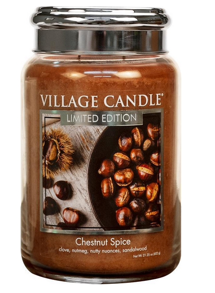 Village Candle Chestnut Spice Large Jar