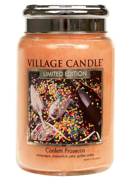 Village Candle Village Candle Confetti Prosecco Large Jar