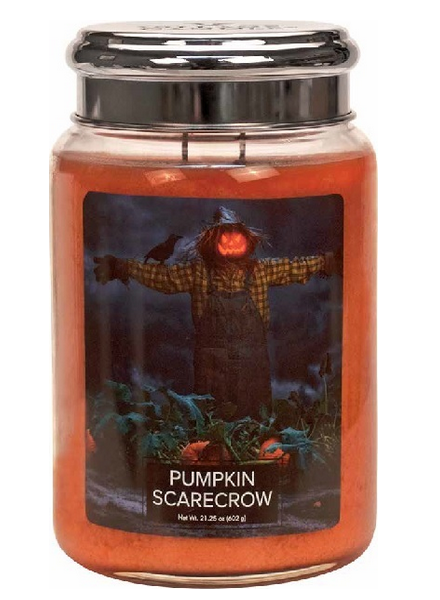 Village Candle Village Candle Pumpkin Scarecrow Large Jar