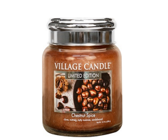 Village Candle Chestnut Spice Medium Jar