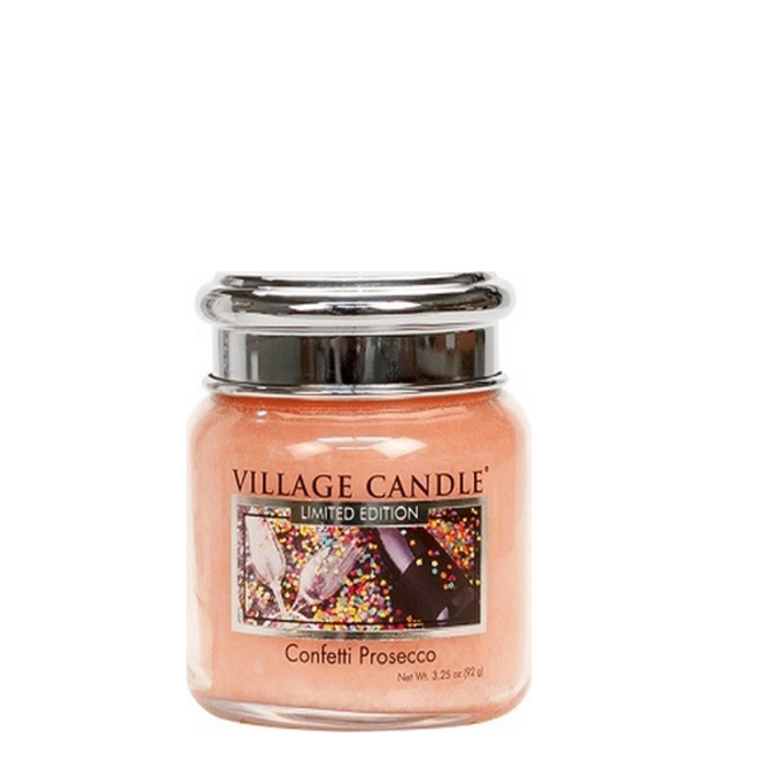 Village Candle Village Candle Confetti Prosecco Mini Jar