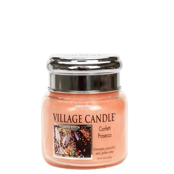 Village Candle Village Candle Confetti Prosecco Small Jar