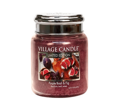 Village Candle Purple Basil & Fig Medium Jar