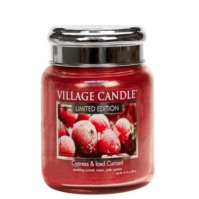 Village Candle Village Candle Cypress & Iced Currant Medium Jar
