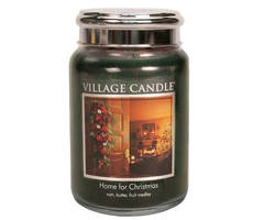 Village Candle Home For Christmas Large Jar