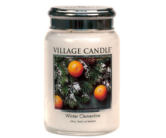 Village Candle Winter Clementine Large Jar