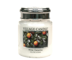 Village Candle Winter Clementine Medium Jar