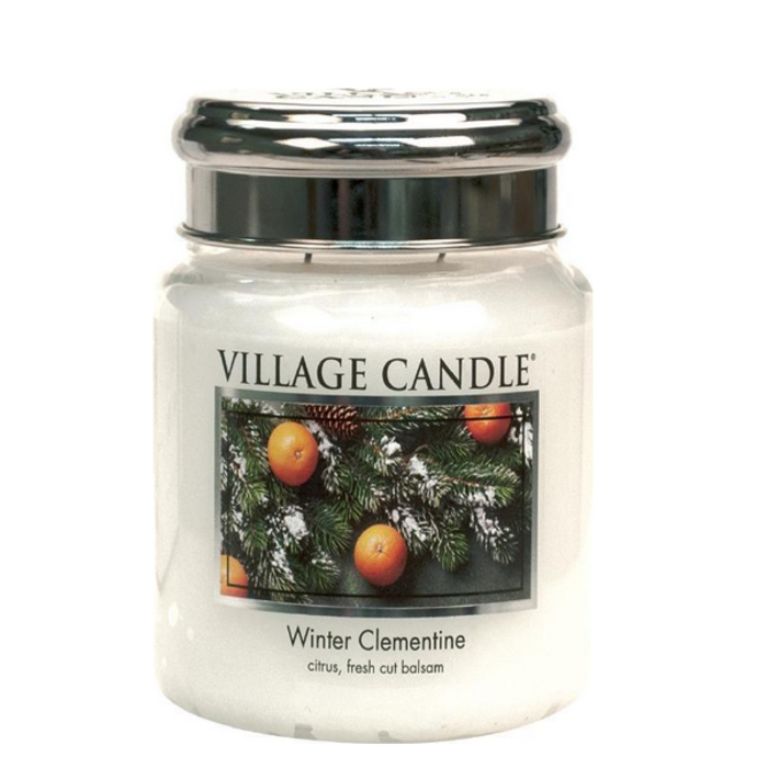 Village Candle Village Candle Winter Clementine Medium Jar