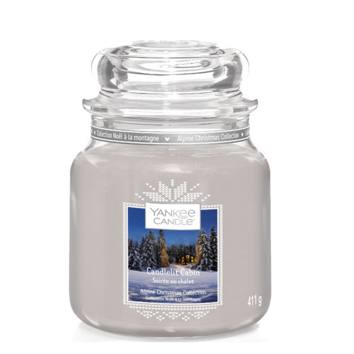 Yankee Candle Yankee Candle Candlelit Cabin Medium Jar