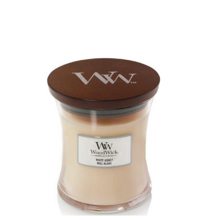 Woodwick WoodWick Medium Candle White Honey
