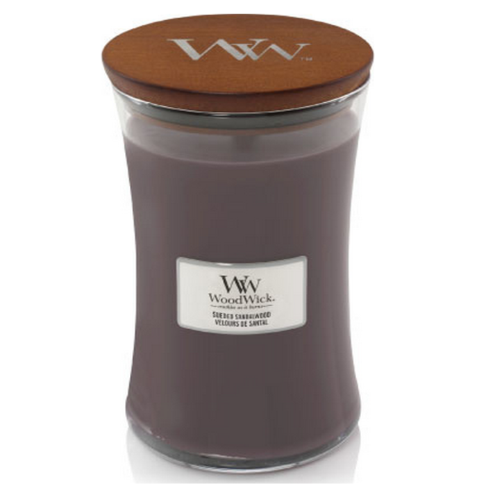 Woodwick WoodWick Large Candle Sueded Sandalwood