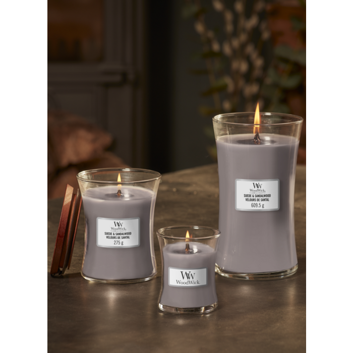 Woodwick WoodWick Medium Candle Sueded Sandalwood