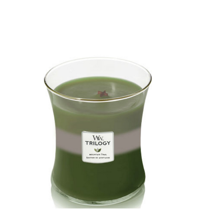 Woodwick Woodwick Mountain Trail Trilogy Medium Candle