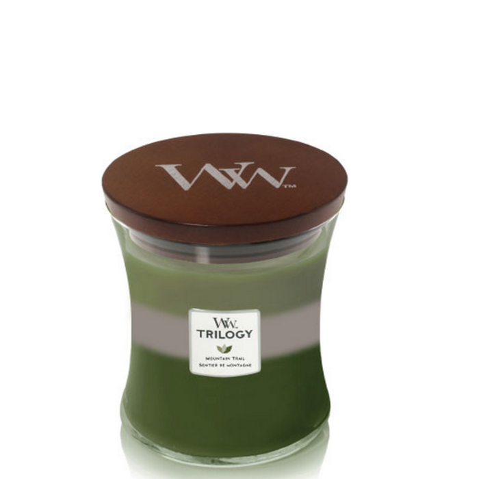 Woodwick Woodwick Mountain Trail Trilogy Medium Candle