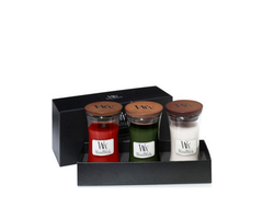 Woodwick Gift Set Deluxe Mini Jar Autumn Winter
