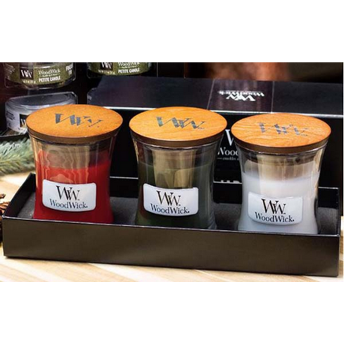 Woodwick Woodwick Gift Set Deluxe Mini Jar Autumn Winter
