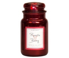 Village Candle Rosette Berry Metallic Large Jar