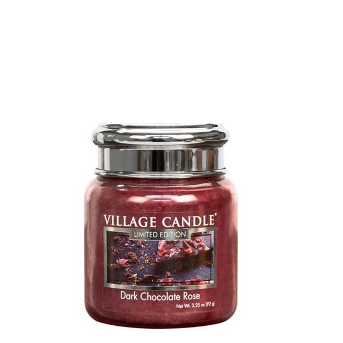 Village Candle Village Candle Dark Chocolate Rose Mini Jar