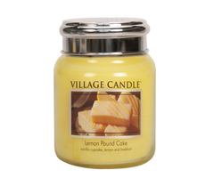 Village Candle Lemon Pound Cake Medium Jar