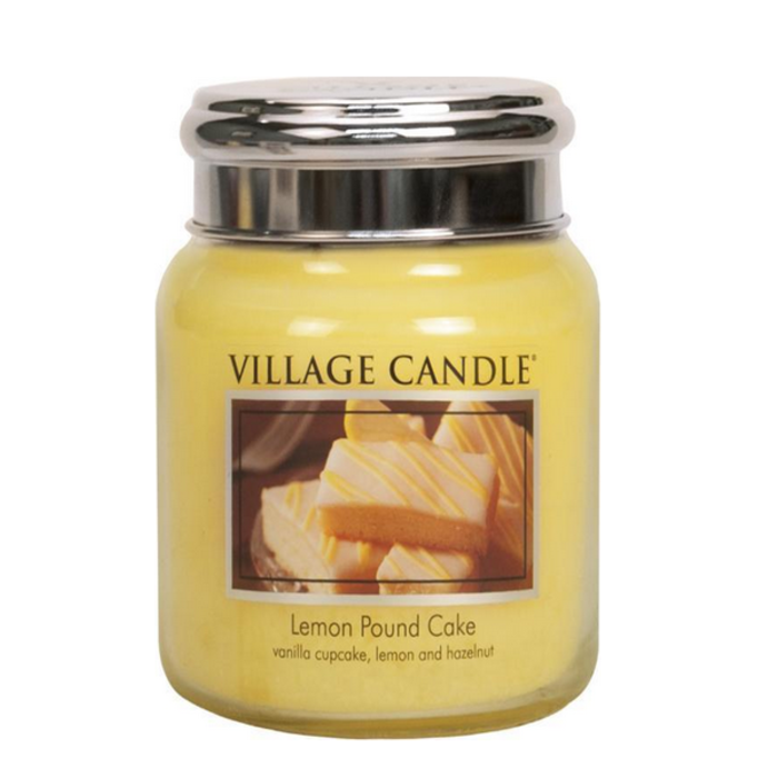 Village Candle Village Candle Lemon Pound Cake Medium Jar