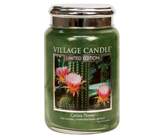 Village Candle Cactus Flower Large Jar