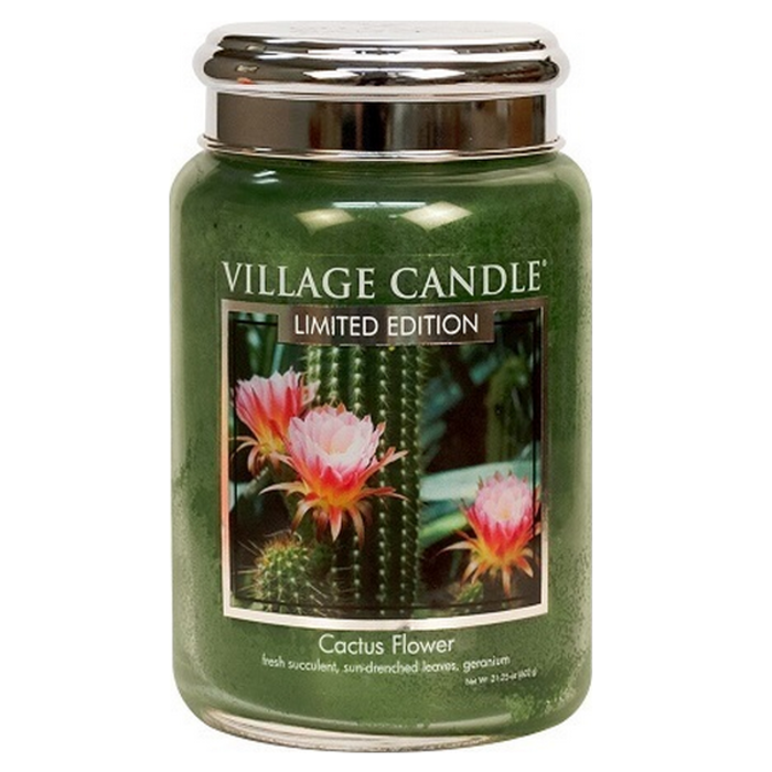 Village Candle Village Candle Cactus Flower Large Jar