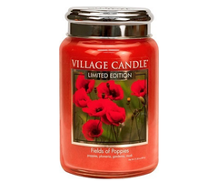 Village Candle Fields of Poppies Large Jar