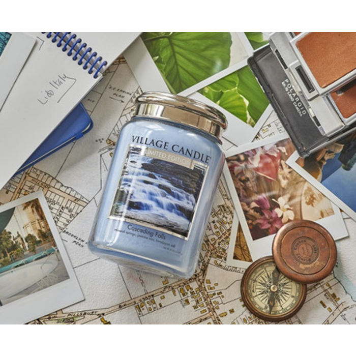 Village Candle Village Candle Cascading Falls Medium Jar