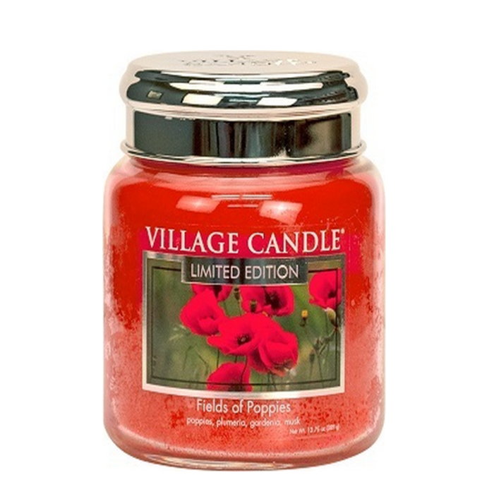 Village Candle Fields of Poppies Medium Jar shop je bij US Candles US Candles