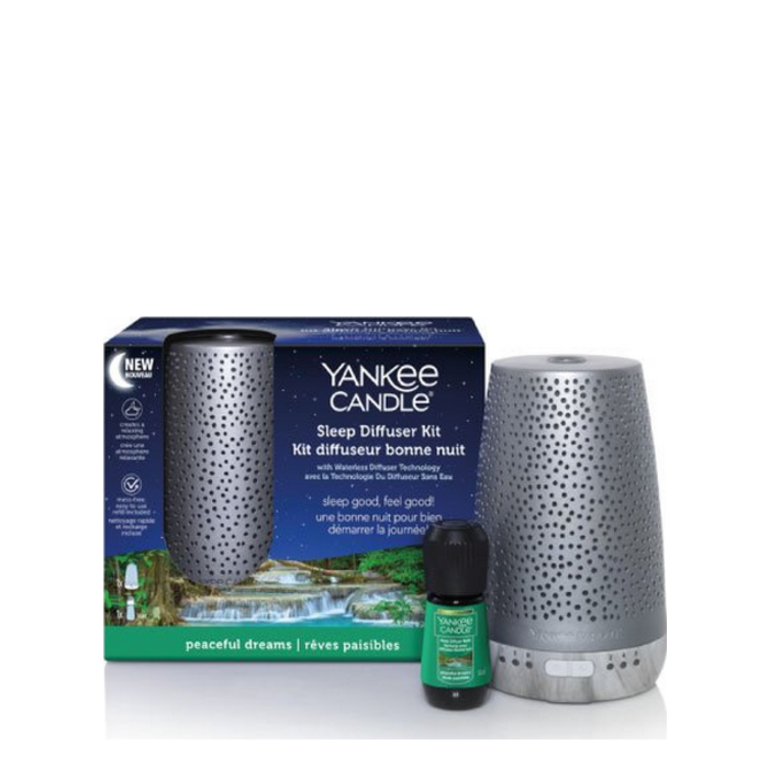 Yankee Candle Yankee Candle Sleep Diffuser Starters Kit Silver