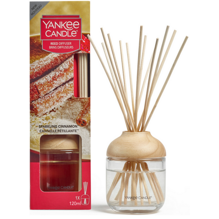 Yankee Candle Yankee Candle Sparkling Cinnamon Reed Diffuser Geurstokjes
