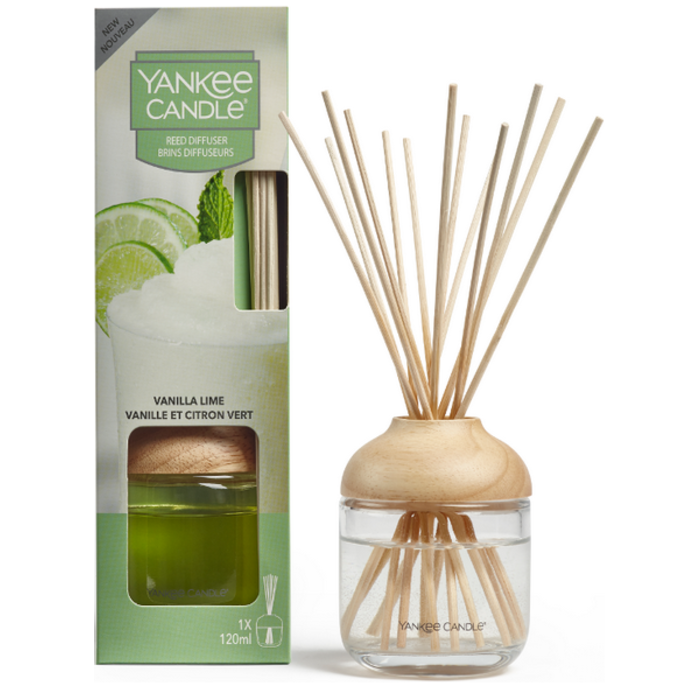 Yankee Candle Yankee Candle Vanilla Lime Reed Diffuser Geurstokjes