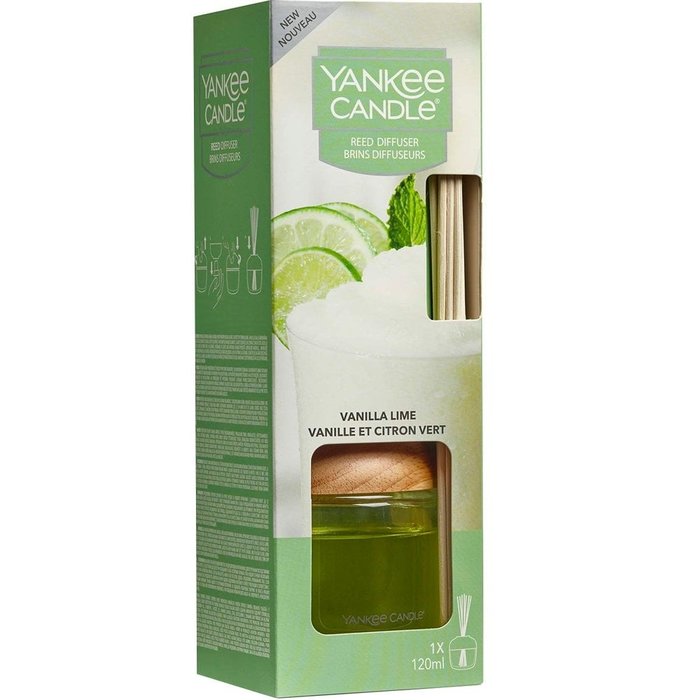 Yankee Candle Yankee Candle Vanilla Lime Reed Diffuser Geurstokjes