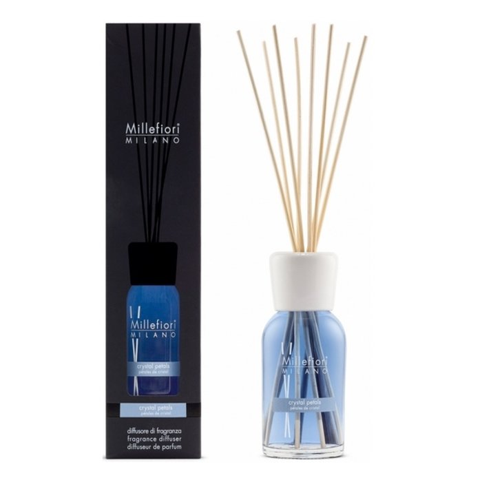 Millefiori Milano  Millefiori Milano Crystal Petals Geurstokjes Natural 250 ml