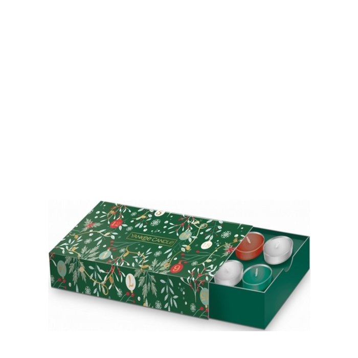 Yankee Candle Yankee Candle Countdown to Christmas 10 Tea Lights & Holder Giftset