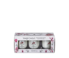 Yankee Candle Sakura Blossom Festival Filled Votive  3 Pack