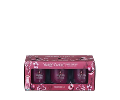 Yankee Candle Sweet Plum Sake Filled Votive 3 Pack