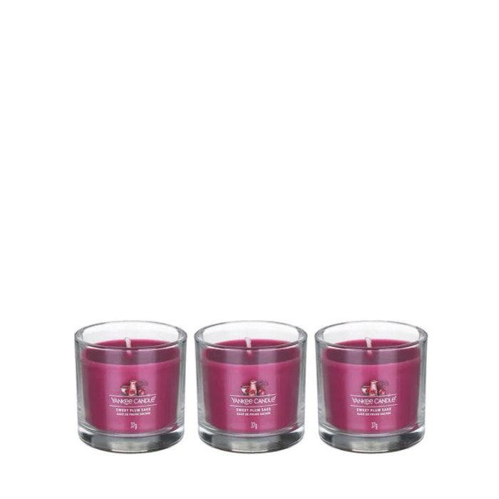 Yankee Candle Yankee Candle Sweet Plum Sake Filled Votive 3 Pack