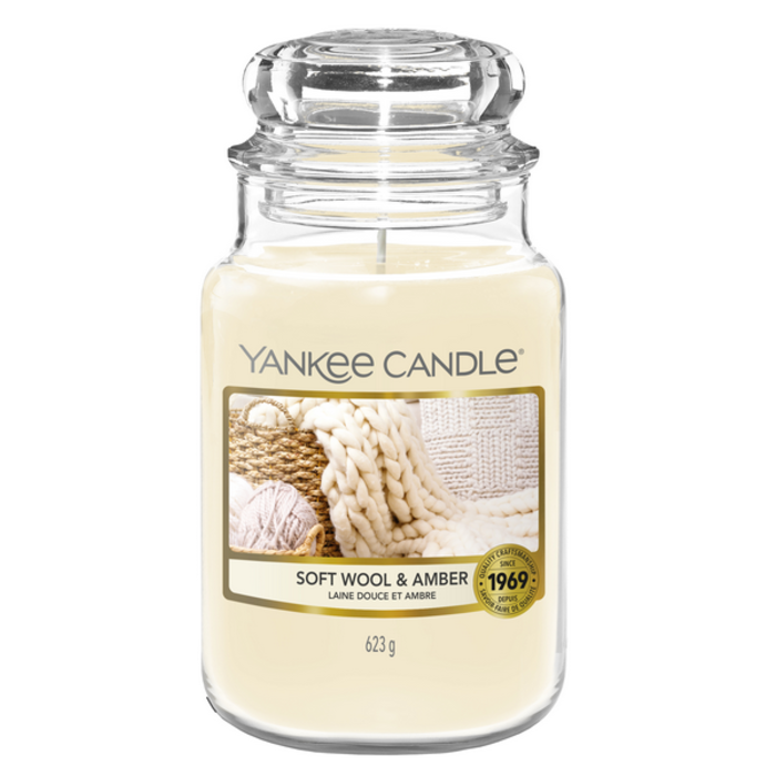 Yankee Candle Yankee Candle Soft Wool & Amber Large Jar