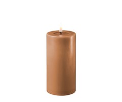 Deluxe Homeart Led Kaars Caramel 7,5 x 15 cm