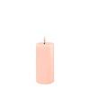 Deluxe Homeart Led Kaars Light Pink 5 x 10 cm