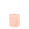 Deluxe Homeart Led Kaars Light Pink 10 x 10 cm