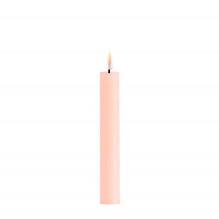 Deluxe Homeart Deluxe Homeart Led Kaars Light Pink Real Flame Diner Candle 2,2 x 15 cm