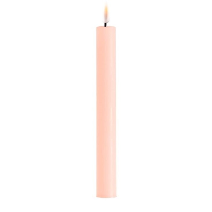 Deluxe Homeart Deluxe Homeart Led Kaars Light Pink Real Flame Diner Candle 2,2 x 24 cm